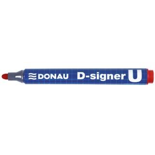 Marker permamentny DONAU D-signer u czerwony