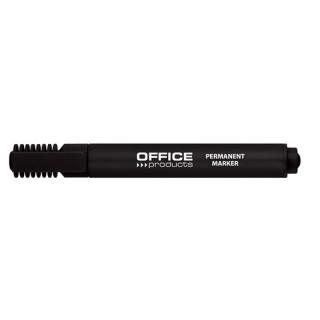Marker permanentny 1-3mm OFFICE PRODUCTS ścięta końcówka czarny