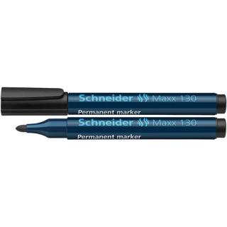 Marker permanentny SCHNEIDER maxx130 okrągły czarny