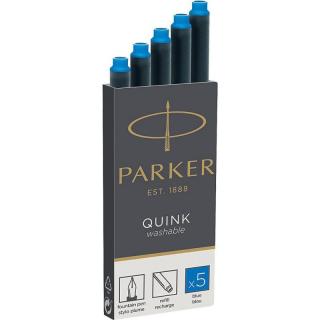 Naboje długie PARKER 5 sztuk jasnoniebieskie