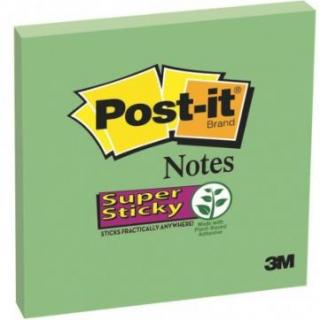 Notes samoprzylepny 75x75 POST-IT super 90k zielony