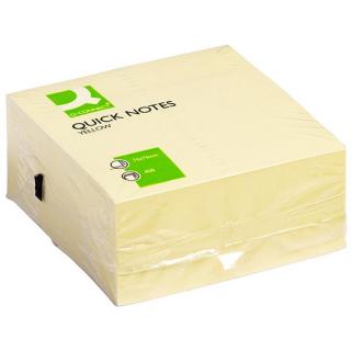 Notes samoprzylepny 76x76 Q-CONNECT 400k żółty
