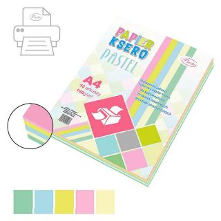 Papier ksero A4 160g PROTOS kolorowy pastelowy 50 szt.