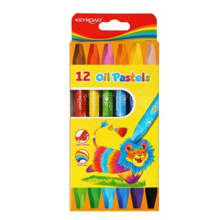 Pastele olejne KEYROAD 12 kolorów