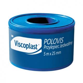 Przylepiec tkaninowy VISCOPLAST Polovis 5m x 25mm
