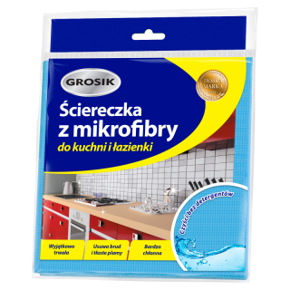 Ściereczka do kuchni i łazienki 30x30 GROSIK mikrofibra