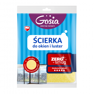 Ścierka do szyb i luster GOSIA PVA żółta 1 szt.
