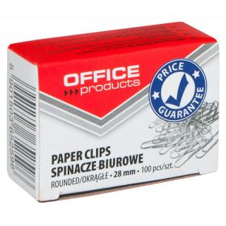 Spinacz biurowy 28mm OFFICE PRODUCTS a'100