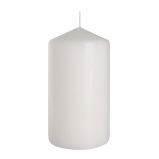 Świeca walec BISPOL 15cm *80 biała
