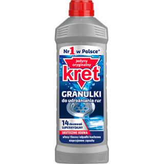 Udrażniacz do rur 560g KRET w granulkach