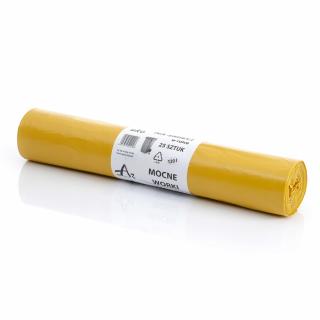 Worki na śmieci 120l AGLO 25 szt. żółte