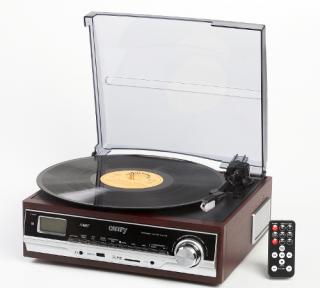 CAMRY CR 1114 Gramofon z MP3 USB SD Pilotem i nagrywaniem