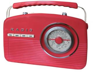 CAMRY CR 1130 Radio retro czerwone