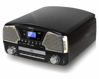CAMRY CR 1134 Gramofon z CD/MP3/USB/SD nagrywanie czarny