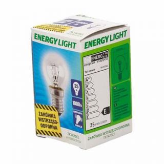 Energy Light TK1425CL Żarówka Wstrząsoodporna E14 25W kula przeźroczysta