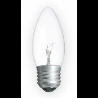 Energy Light TS2760CL Żarówka wstrząsoodporna 60W E27 świeczka przeźroczysta