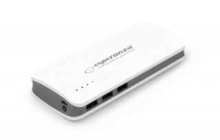 ESPERANZA POWER BANK EMP106WE RADIUM 8000mAh biało-szary