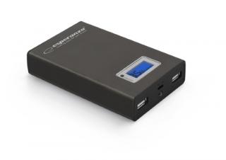 ESPERANZA POWER BANK KINETIC 8400mAh czarny