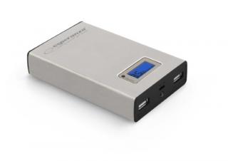 ESPERANZA POWER BANK KINETIC 8400mAh srebrny