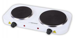 ESPERANZA YELLOWSTONE kuchenka elektryczna 2500W (1500+1000W) biała
