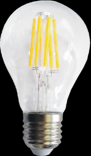 LIGHTECH ECO LED 8W E27 880lm przeźroczysta ciepła biała