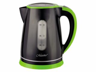 MAESTRO MR-058 Czajnik elektryczny 1,8l czarno-zielony