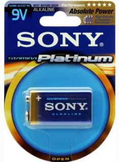 SONY 6LF22/ 6AM6PTB1A Bateria alkaiczna STAMINA PLATINUM 9V