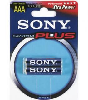 SONY LR03 LR3 AM4-B2A STAMINA PLUS Bateria alkaiczna blister 2szt.