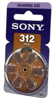 SONY PR-41/ 312/1.4V/6 Bateria słuchowa bl=6szt
