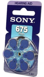 SONY PR-44/675/1.4V/6 Bateria słuchowa blister 6szt.