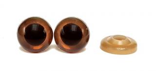 Bezpieczne oczka brązowe 12 mm