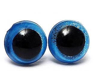 Bezpieczne oczka niebieskie 10 mm