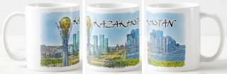 Ceramiczny kubek Astana Kazakhstan