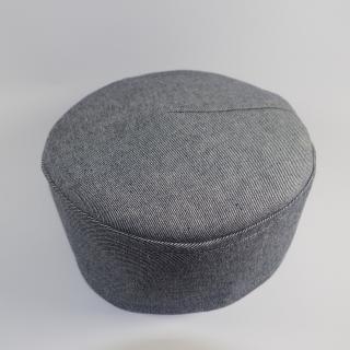 Krymka czapka męska granat melanż denim jeans