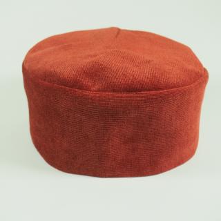 Krymka czapka męska mycka brązowa pomarańczowa