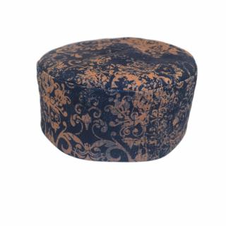 Krymka czapka męska mycka granat vintage print