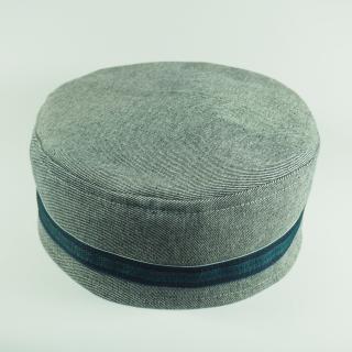 Krymka granatowy melanż jeans denim z taśma boho