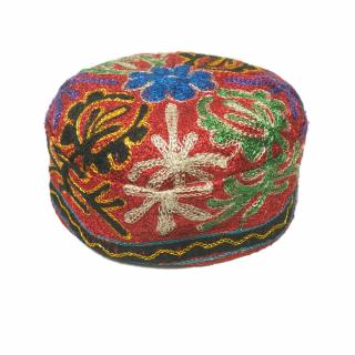 Krymka tradycyjna uzbecka haftowana kolorowa (54, 55cm)