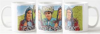 Kubek ceramiczny Turkmenistan