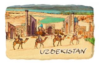 Magnes karawana w Bucharze Uzbekistan