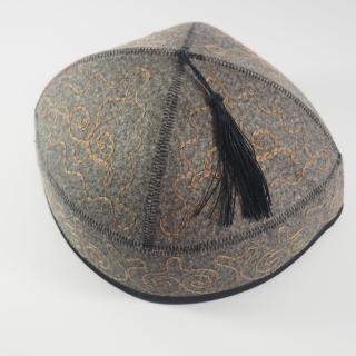 Męska krymka mycka szary melanż (60cm)