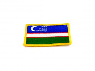 Naszywka z flagą Uzbekistanu