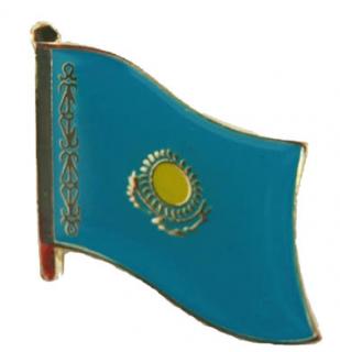 Przypinka z flagą Kazachstanu