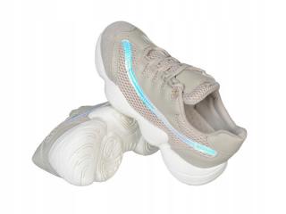 Buty sportowe ADIDASY damskie BEŻOWE /523-8/