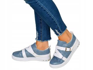 Buty sportowe ADIDASY damskie NIEBIESKIE /MB1968/