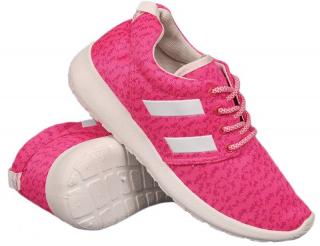 Buty sportowe ADIDASY damskie RÓŻOWE lekkie /B11/