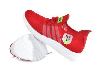 Buty sportowe ADIDASY męskie CZERWONE lekkie /HY-9-3/