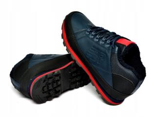 Buty sportowe ADIDASY męskie GRANATOWE ocieplane /01/