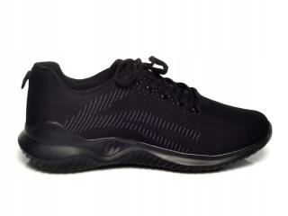 Buty sportowe ADIDASY RUN lekkie piankowe CZARNE/SZARE