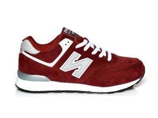 BUTY SPORTOWE SNEAKERSY BORDOWE